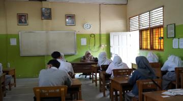  SMK Hasanah Pekanbaru Gunakan  Digital  di Ujian Akhir Semester